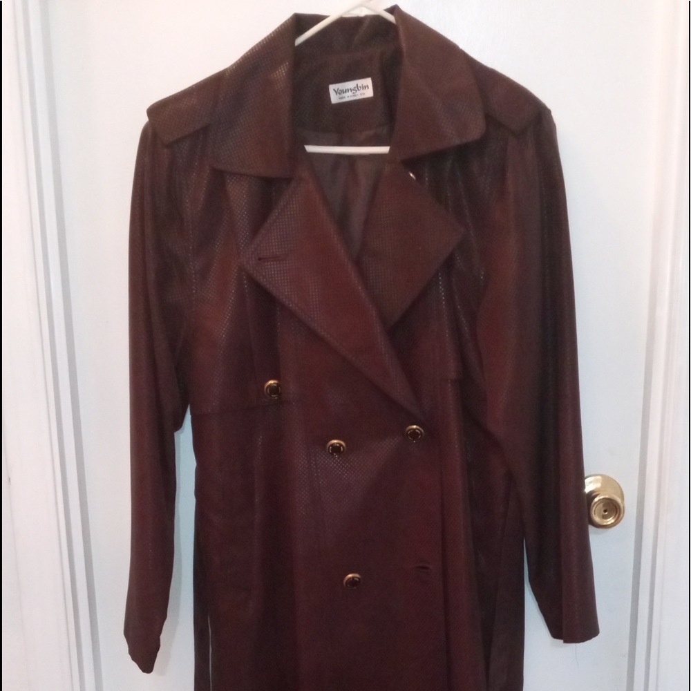 Rain coat brown gorgeous pattern Make me an offer!!